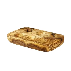 Naturally Med 6 Slot Olive Wood Egg Cup Holder Hot