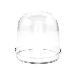 Portuguese Tableware 2 x Large Domed Glass Cloche, 11cm dia Best