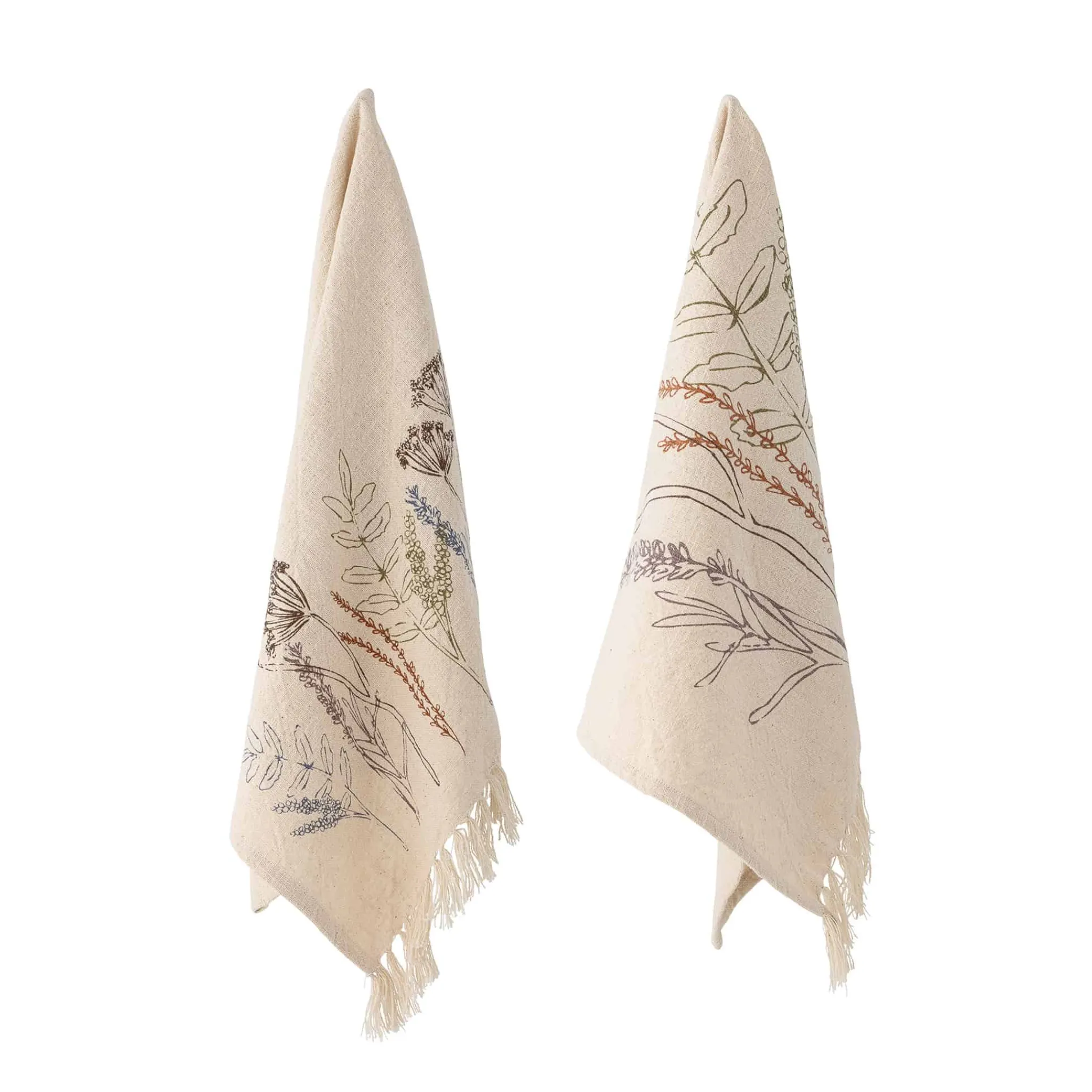 Bloomingville Bea Floral Cotton Tea Towel Online