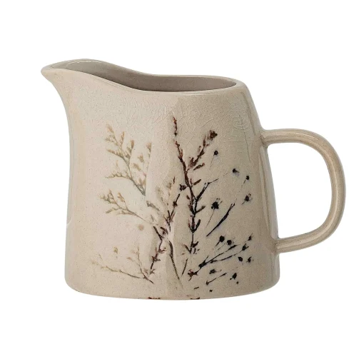 Bloomingville Bea Floral Milk Jug, 8cm Discount