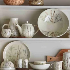 Bloomingville Bea Floral Serving Bowl, 30.5cm Clearance