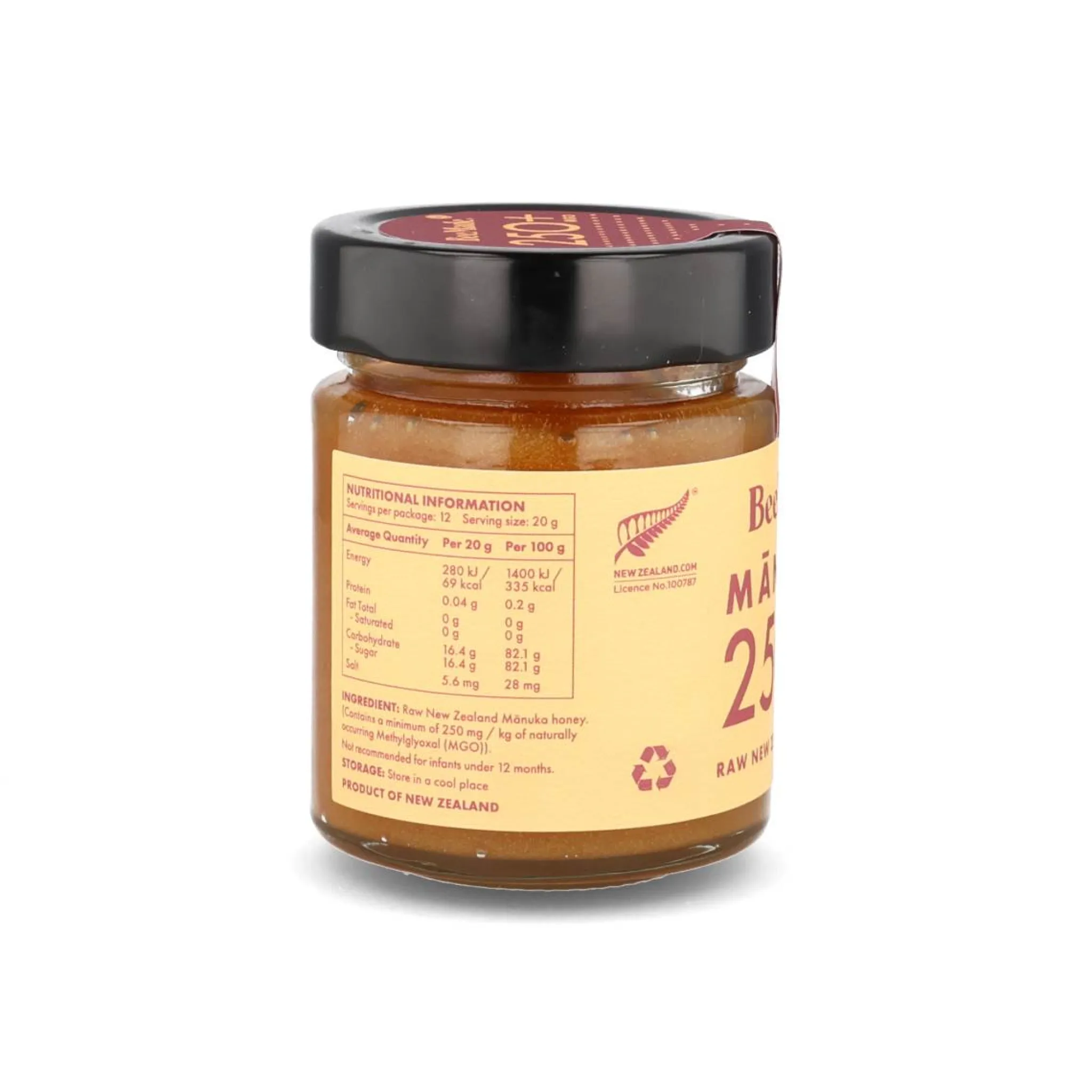 BeeMade Manuka MGO 250+ Honey, 250g Outlet