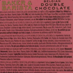 Baker & Barista Belgian Double Chocolate Biscuits, 120g Sale