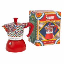 Bialetti x Dolce & Gabbana Red Moka Induction Coffee Maker, 4 Cup Best