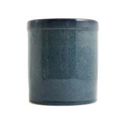Ceramica Nicola Blue Glaze Kitchen Utensils Jar New