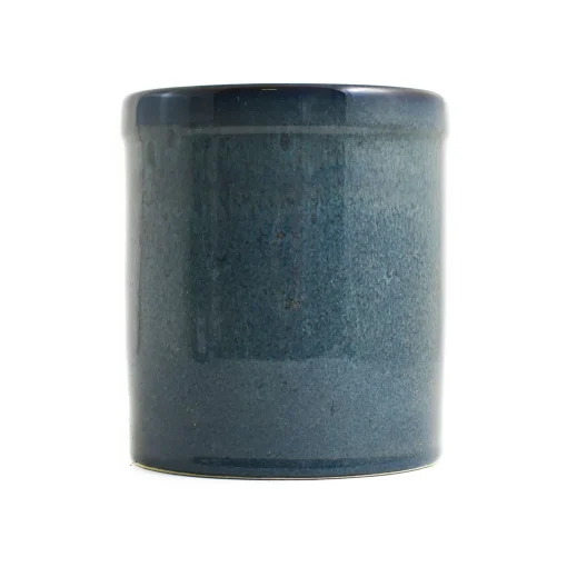 Ceramica Nicola Blue Glaze Kitchen Utensils Jar New