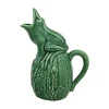 Bordallo Pinheiro Green Frog Pitcher New