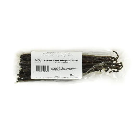 Pariani Bourbon Madagascar Vanilla Pods, 50g (approx. 15 pods) New