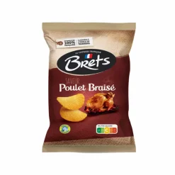 Bret's Crisps Bret's Braised Chicken Crisps, 125g Hot
