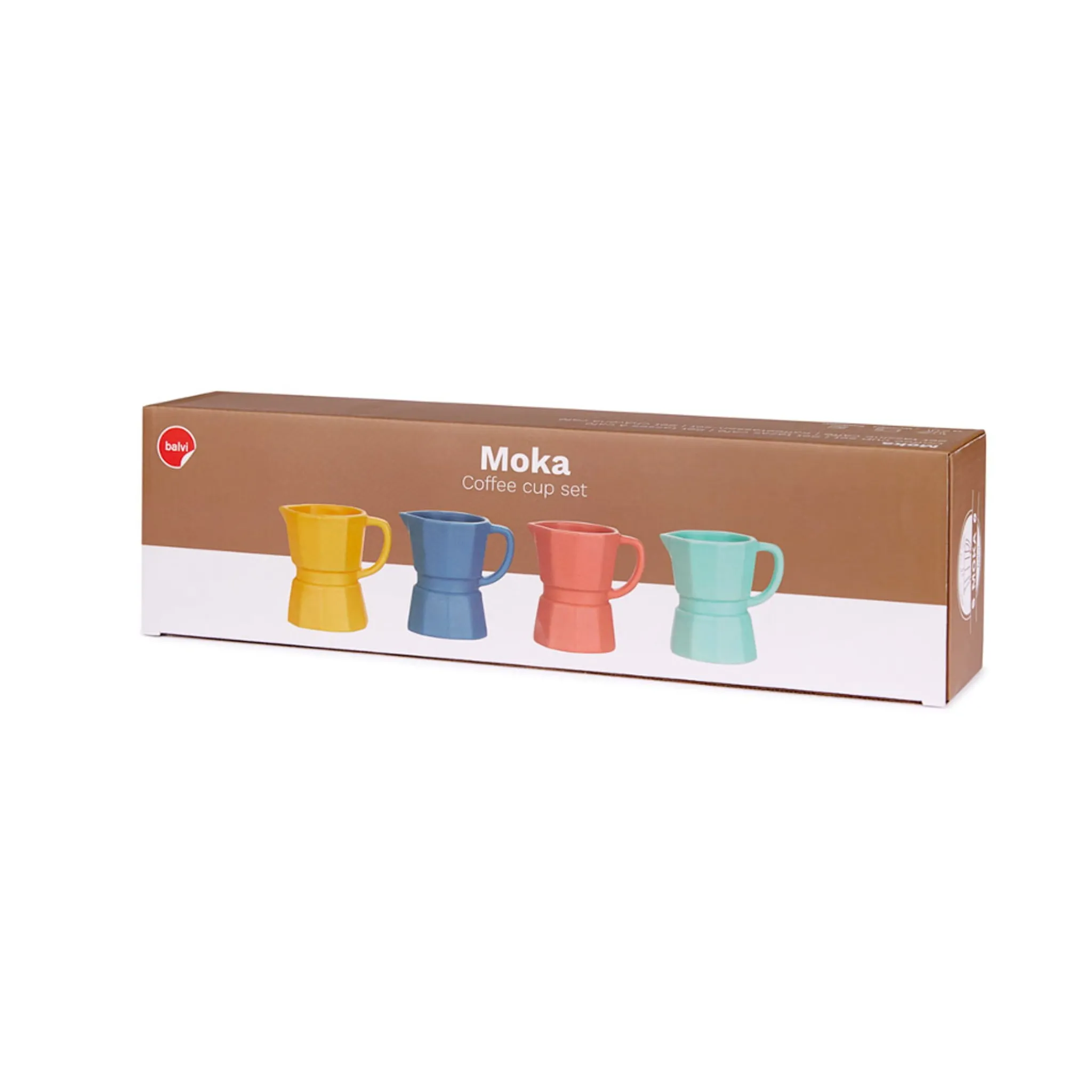 Balvi Bright Moka Espresso Cups, 120ml Discount