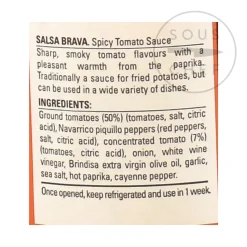 Brindisa Salsa Brava, Spicy Tomato Sauce 315g