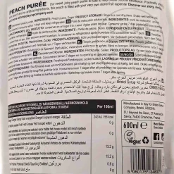Bristol Syrup Co Peach Puree, 600ml Online