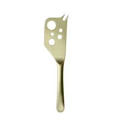Herdmar Brushed Champagne Gold Semi-Soft Cheese Knife New