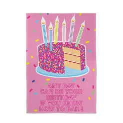 Emmmakes Cake Time Baby Tea Towel New