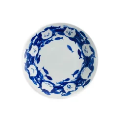 Emro Aziatica Cat with Fishes Japanese Deep Plate, 21cm Online