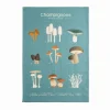 Coucke Champignons French Tea Towel Hot