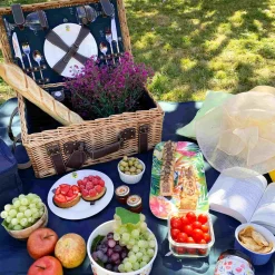 Les Jardin de la Comtesse Champs-Elysees Navy Picnic Hamper Hot