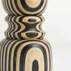 Chiarugi Black & White Stripe Pepper Mill, 28cm Hot