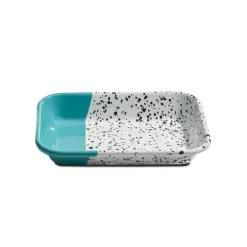Kapka Enamel Colour Pop Enamel Roasting and Serving Dish, Turquoise Clearance
