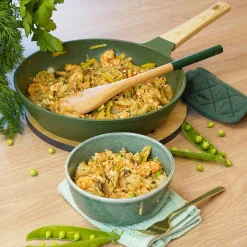 Cookut Lightweight Non-Stick Frying Pan, Green, BPA Free Hot