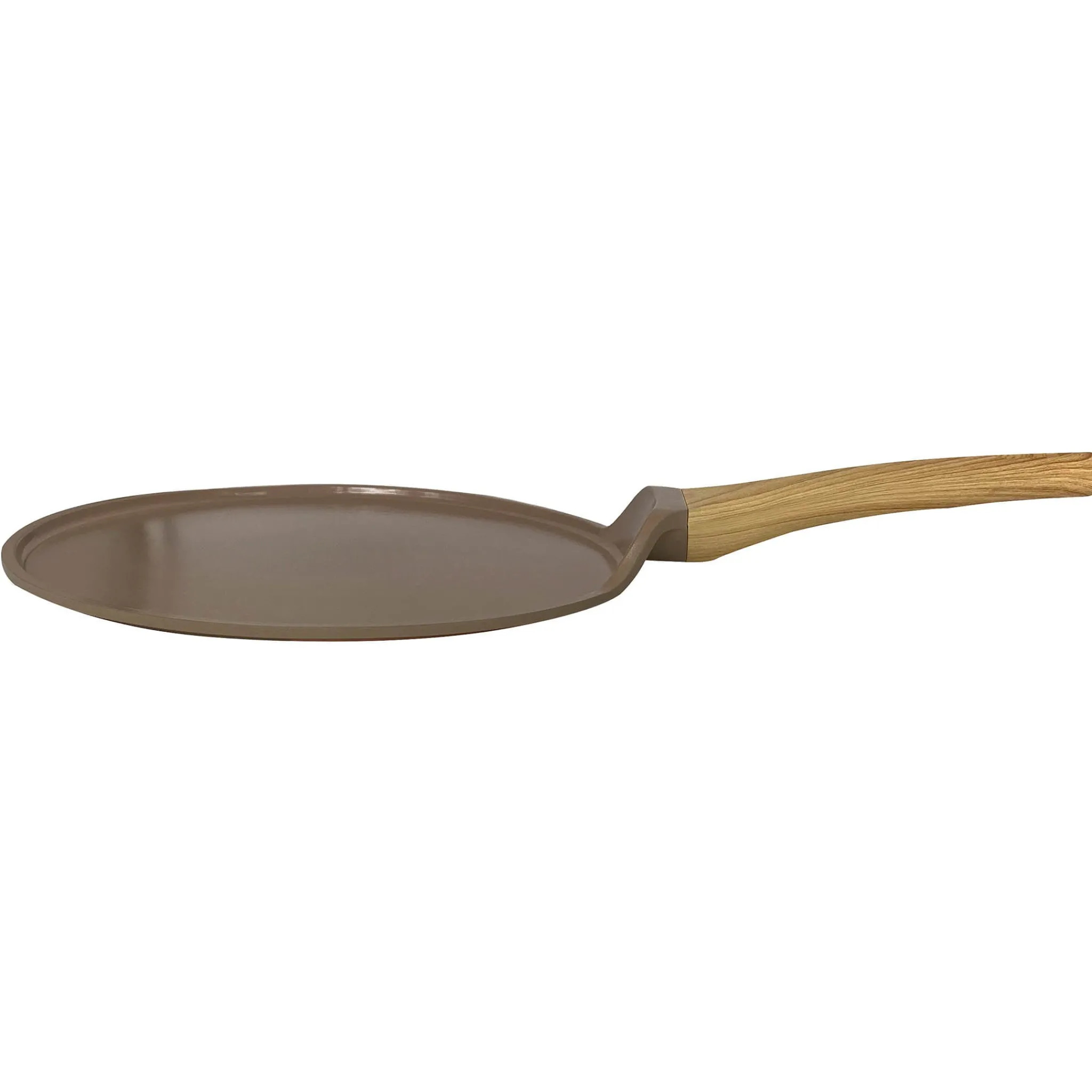 Cookut Lightweight Non-Stick Crepe Pan, 28cm, Taupe, BPA-Free New