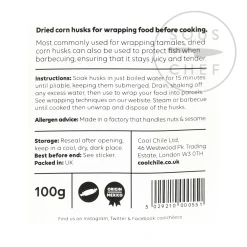Cool Chile Co Corn Husks, 100g Discount