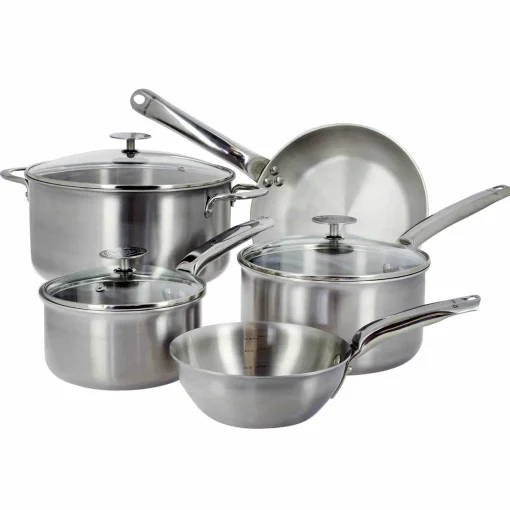 De Buyer Alchimy 5 Piece Cookware Set with Lids Hot