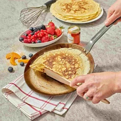 De Buyer Carbone Plus Crepe Pan with Iron Handle New