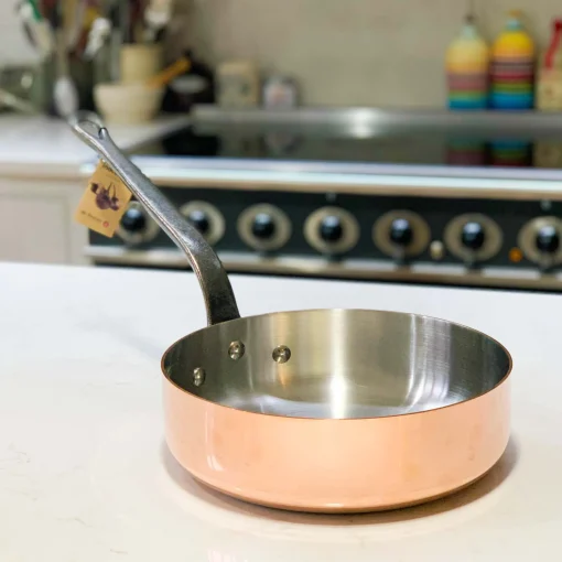 De Buyer Prima Matera Induction-Compatible Copper Saute Pan - Straight Discount