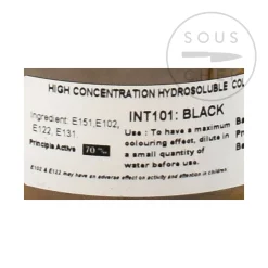 Deco Relief Intense Black Food Colour, 50g