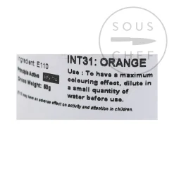 Deco Relief Intense Orange Food Colour, 50g Outlet