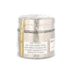 Deco Relief Real Silver Flakes, 100mg Sale