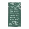 Blue Q Dish In The Sink Cotton Jacquard Tea Towel Discount