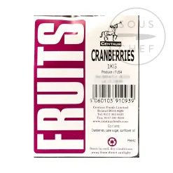 Centaur Dried Cranberries, 1kg Clearance