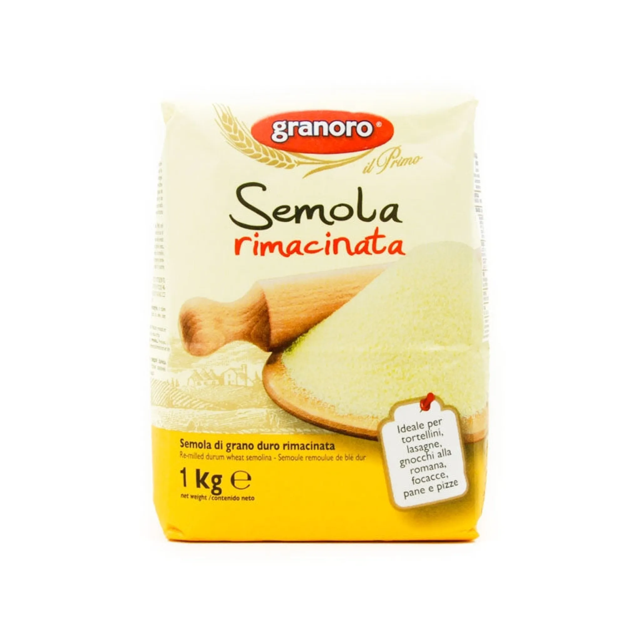 Granoro Durum Semolina 'Rimacinata' - Fine Ground Wheat Flour, 1kg Best