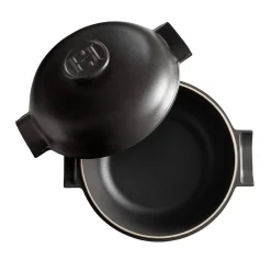 Emile Henry Delight Black Ceramic Induction Braiser, 27cm Hot
