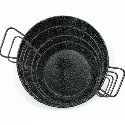 La Ideal Enamelled 2 Person Paella Pan, 22cm New