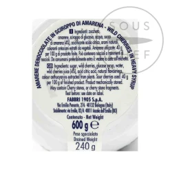 Fabbri Amarena Cherries in Syrup - Opaline Jar, 600g Best