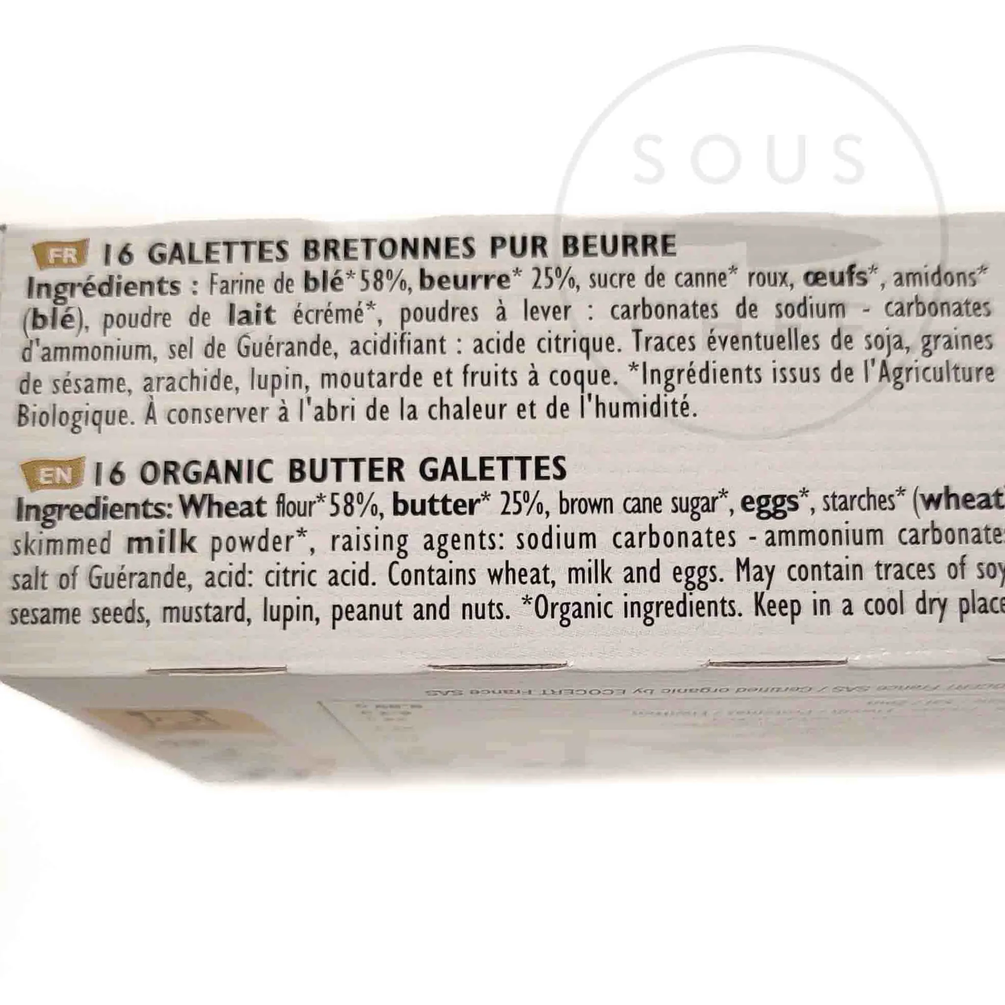 Filet Bleu Organic Butter Galette, 130g Best