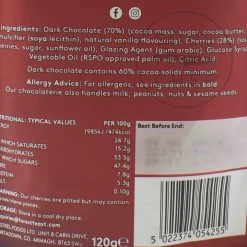 Forecast Feast Forest Feast Dark Chocolate Sour Cherries, 120g Sale