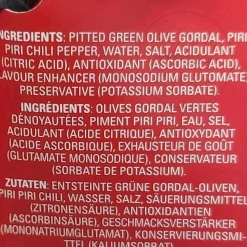 Triana Olivas Gordal Olives with Chilli, 580ml Clearance