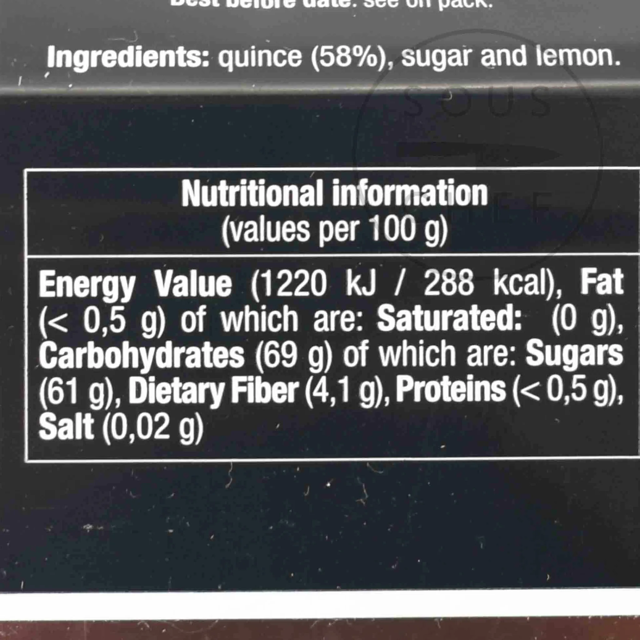 Emily Foods Gourmet Quince Paste, 240g New