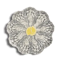 &Klevering Grey Oyster Serving Plate, 23cm Hot