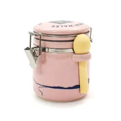 Halen Môn Halen Mon Pink Llanddwyn Ceramic Jar + 100g Pure White Sea Salt Outlet