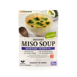 Hanamaruki Vegan Instant Miso Soup Wakame, 3 pack Discount