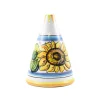 Puglia Handmade Hand Painted Italian Ceramic Olive Oil Bottle Clearance