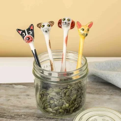 Hannah Turner Set of 4 Dog Spoons, 15cm Sale