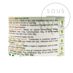 Special Ingredients High Acyl Gellan Gum LT100, 100g Clearance