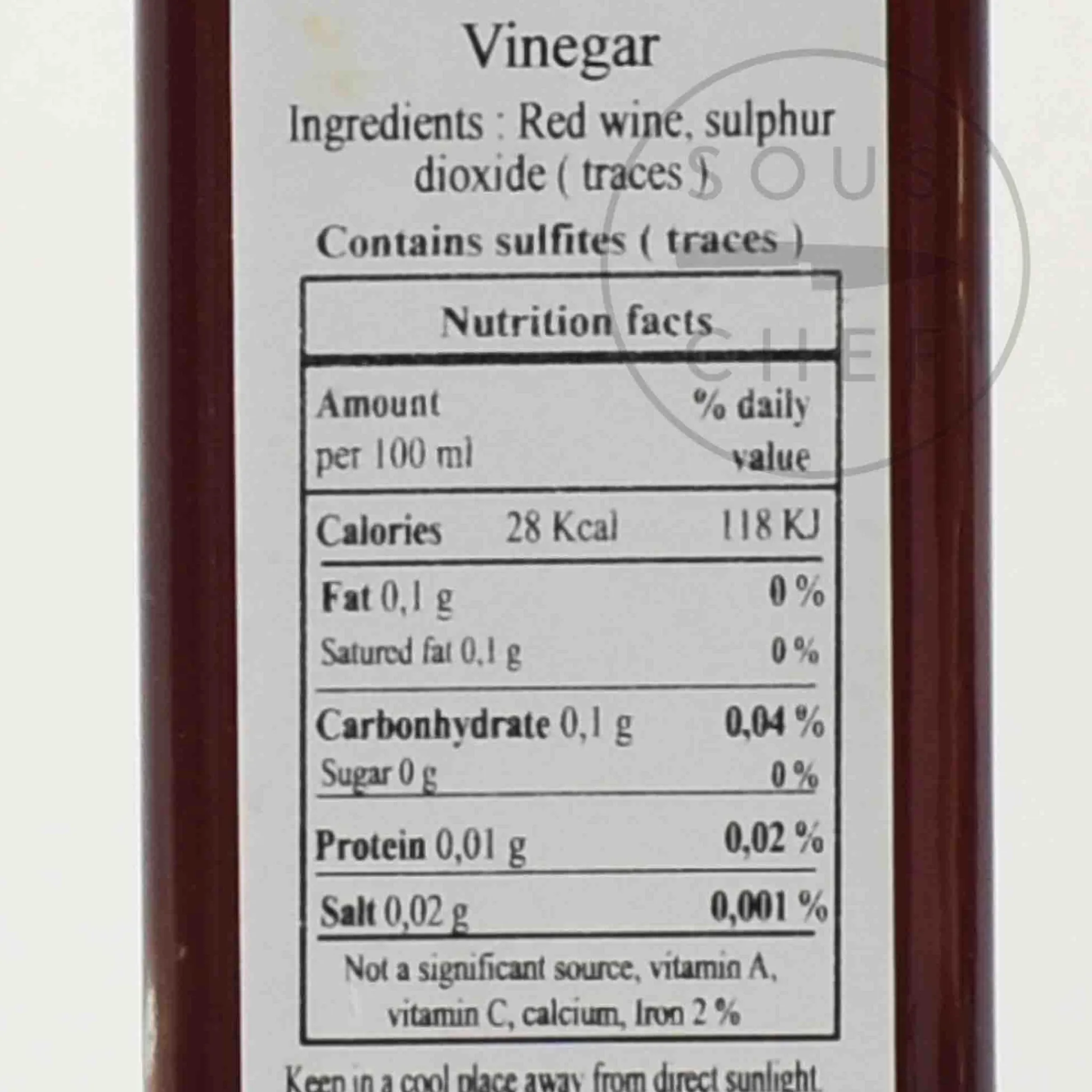 Huilerie Beaujolaise 3 Year Aged Red Wine Vinegar, 250ml Outlet