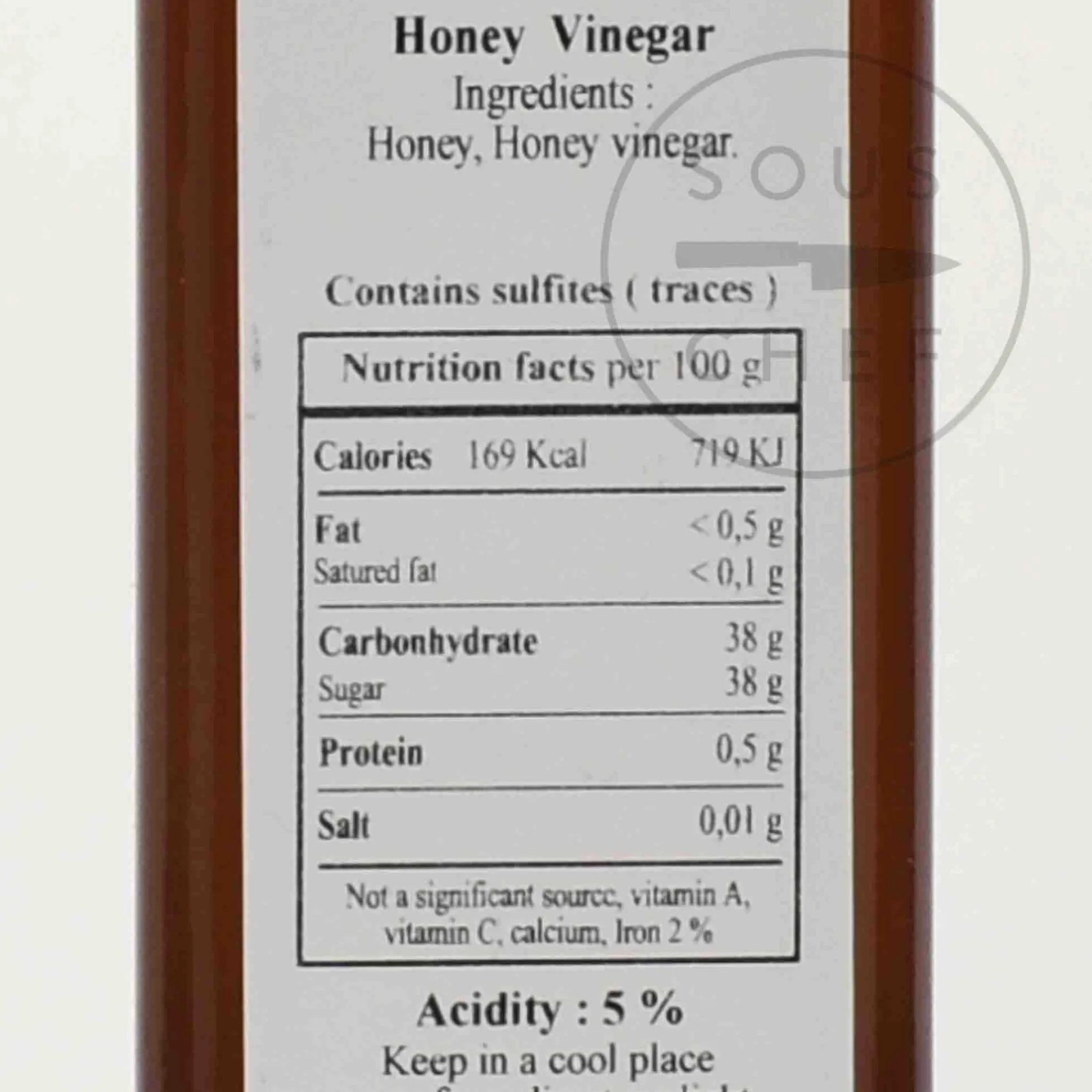 Huilerie Beaujolaise Honey Vinegar, 250ml Hot
